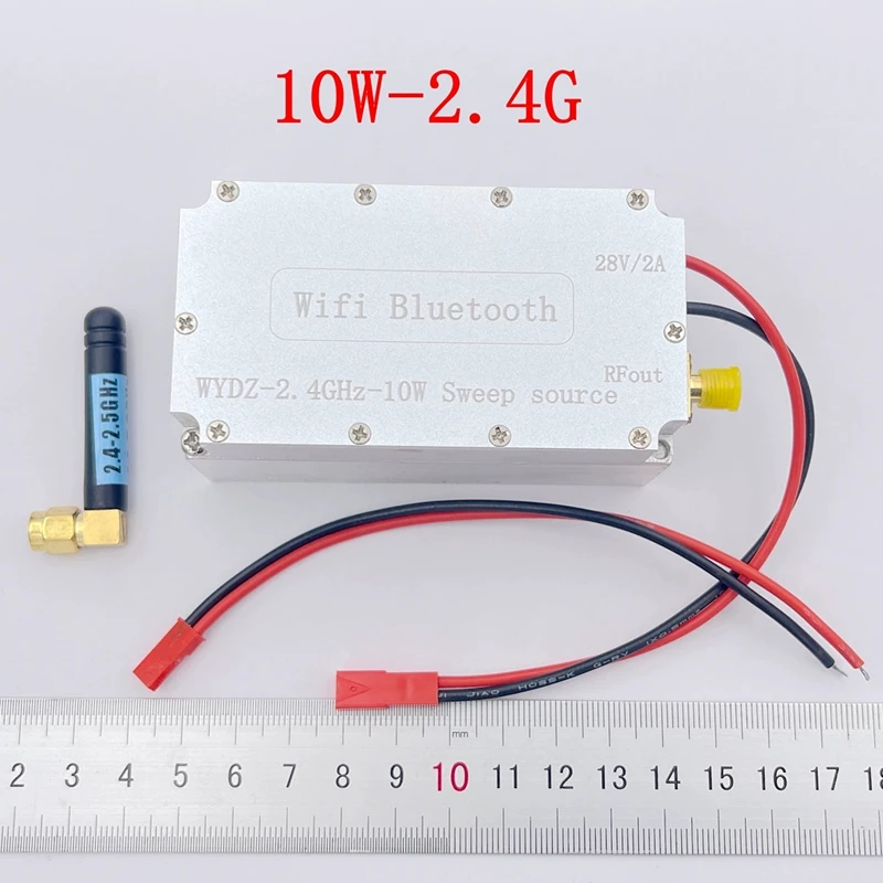 WiFi Bluetooth Sweep Signal Source VCO RF Generator 10W Power Output Module