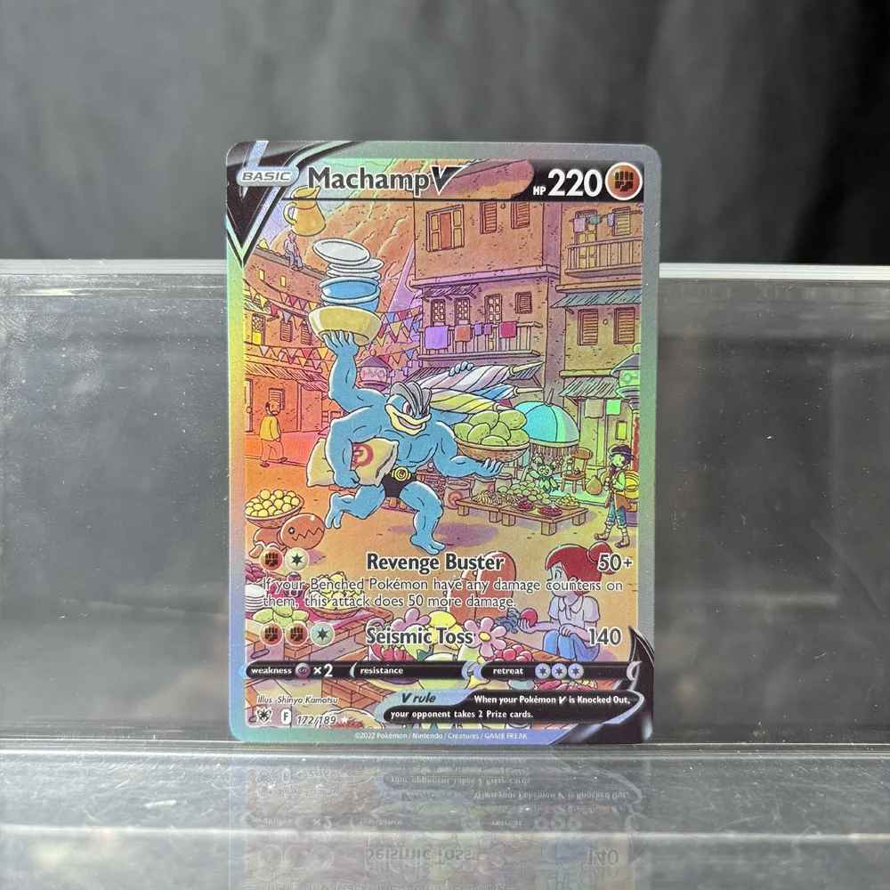 PKM PTCG Hochwertige Umbreon Vmax Glaceon Vstar Rayquaza Vmax Lono Proxy Folienkarten Spielesammlung Anime-Karten