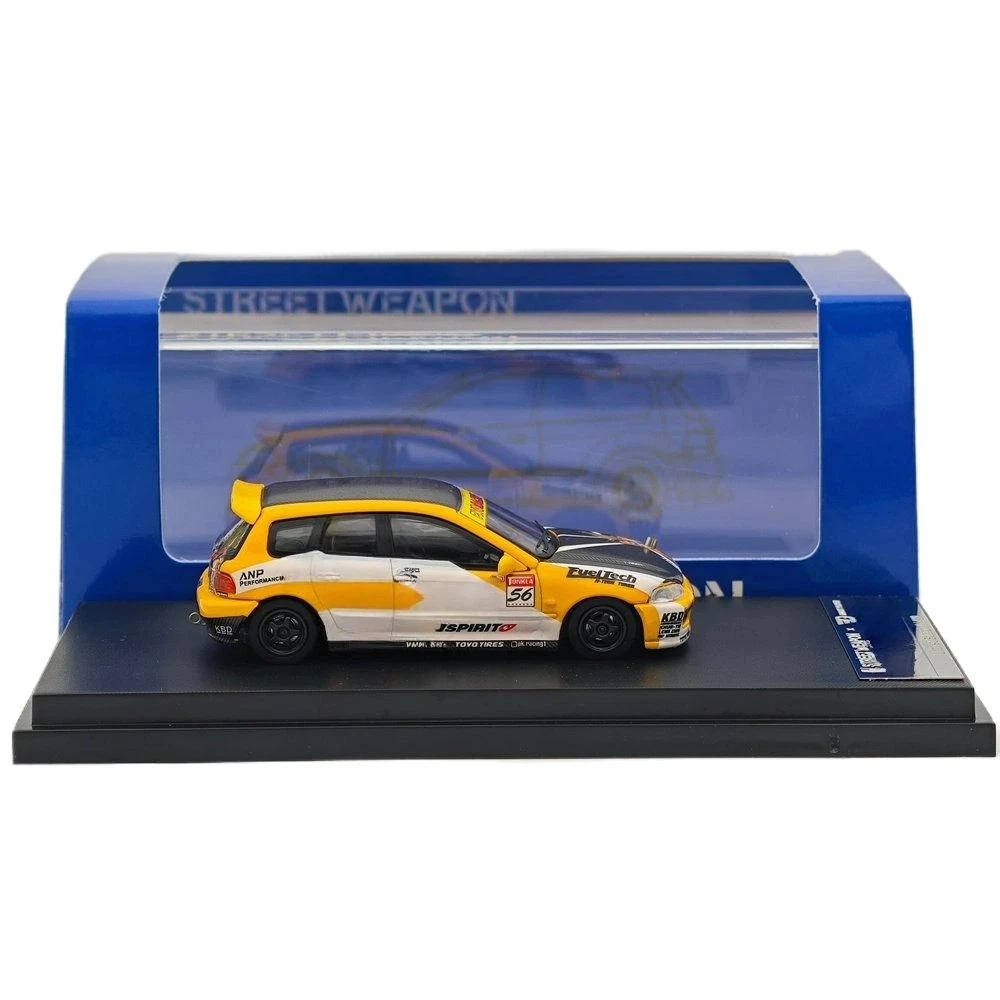 

SW 1/64 EG6 Sir Hatchback Sports Model Diecast Metal Car Miniature Gifts Limited Collection Toy Vehicle Models