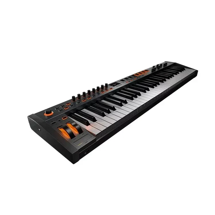 MIDIPLUS X8 MAX Portable USB MIDI Controller Keyboard 88 Semi-weighted Keys 8 RGB Velocity Aftertouch-sensitive with USB Cable