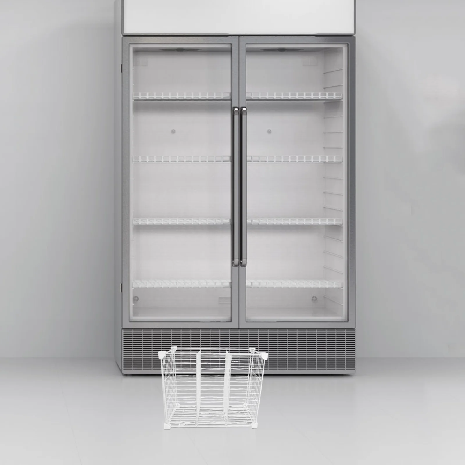 

Freezer Basket Dividers 3 Grids Modular Drawer Separator Chest Freezer Organizer Metal Mesh Shelf Organizer Refrigerator Storage