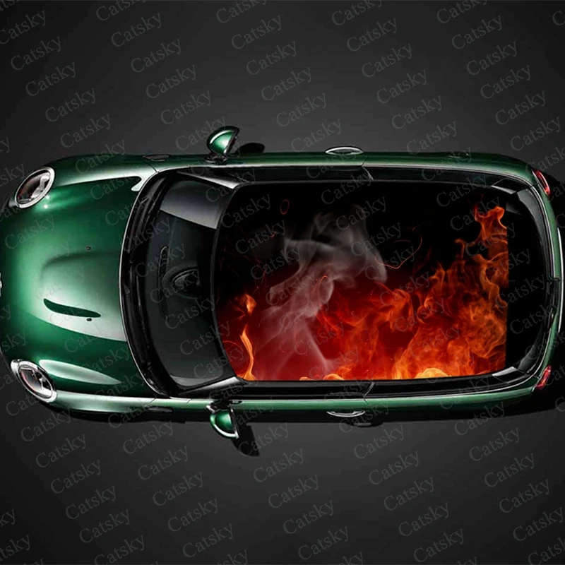 

Наклейки на автомобиль с эффектом пламени, декоративные наклейки на крышу автомобиля, солнцезащитный козырек, виниловые наклейки, модифицированные наклейки для автомобиля, наклейки