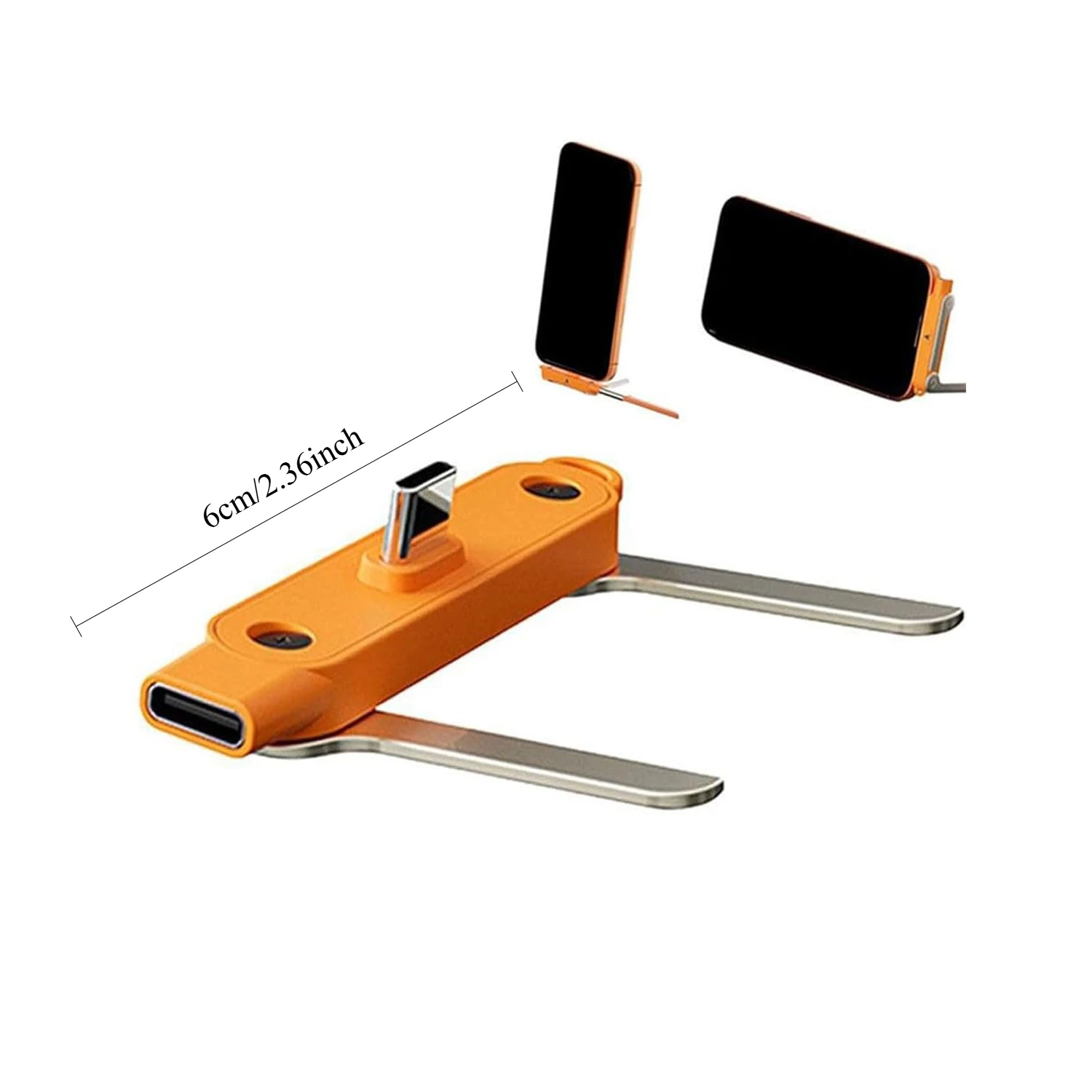 USB Type C Flat Charger Charging Cable C Kick Cable Stand With Invisible Support Foldable Phone Holder 240W Charge Wire Bracket