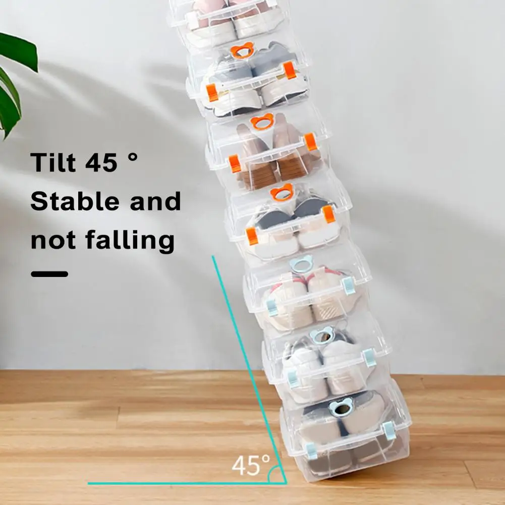 

Высококачественная коробка для обуви, пластиковая коробка для обуви, компактные прозрачные коробки для хранения обуви с вентиляционными отверстиями, органайзеры для дома