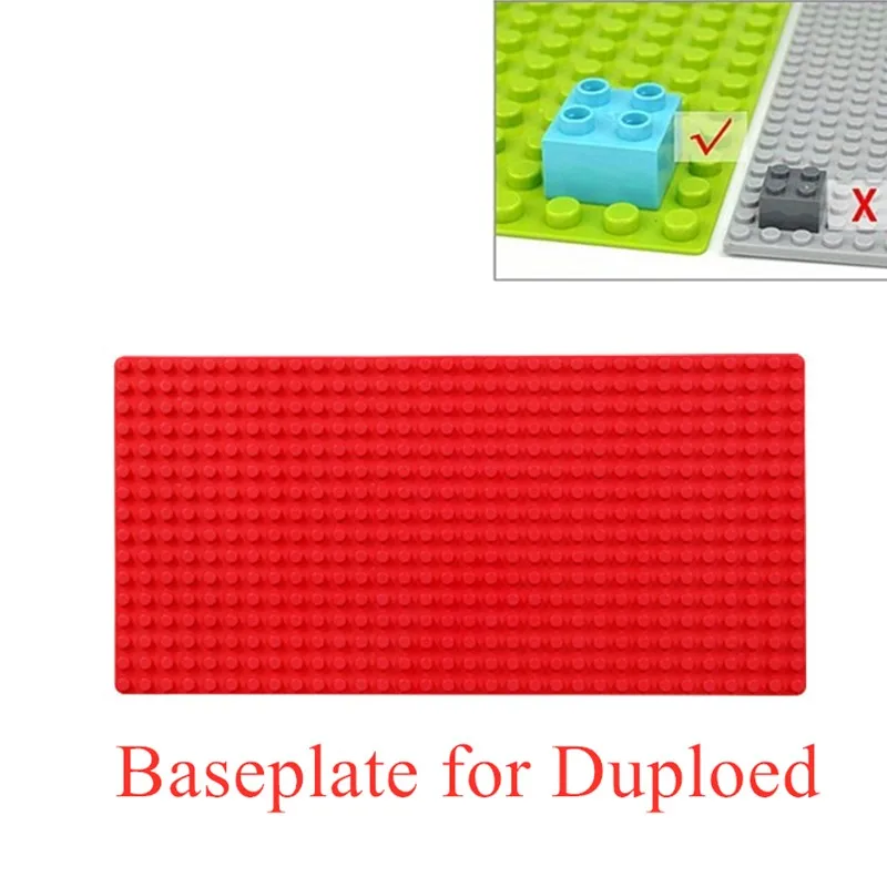 Bodemplaat 16*32 Dots Duploed Grote Basis Bouwstenen Grondplaat Bakstenen Klassieke Bakstenen Kinderen Speelgoed Compatibel met Merk Blokken