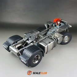 Scaleclubオールメタルタミヤトラックシャーシ、1/14、4x2、4x4