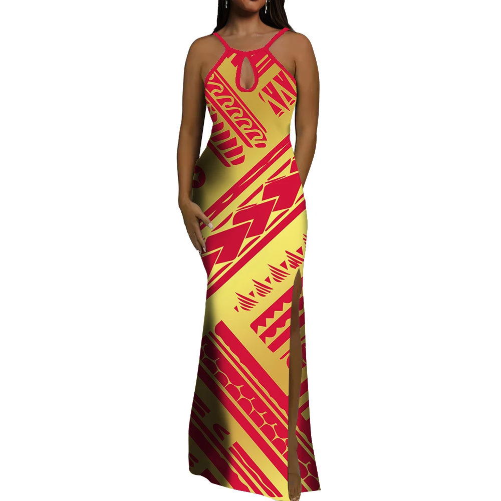 

Tailor-Made Polynesian Tribal Ethnic Dress Design The New Women'S Vintage Elegant Sleeveless Dress For Summer 2025