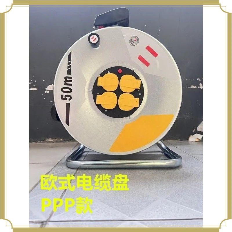 Hot Sale EU Cable Reel 30M 50M 1.5mm² Flame Retardant Universal Socket Extension