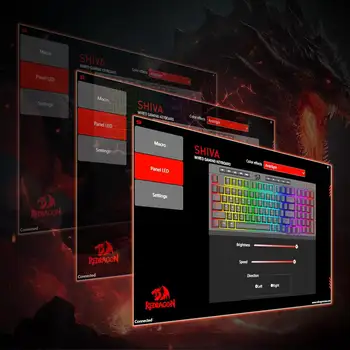 Tastiera da gioco Redragon K515 Shiva RGB con membrana, 98 tasti, meccanica, poggiapolsi staccabile, interruttore lineare fluido 10 best sales tastiera meccanica 98 - №2