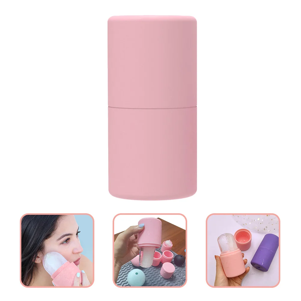 Massagem facial silicone cuidados com a pele ferramenta de resfriamento leve portátil para reparo de vermelhidão facial