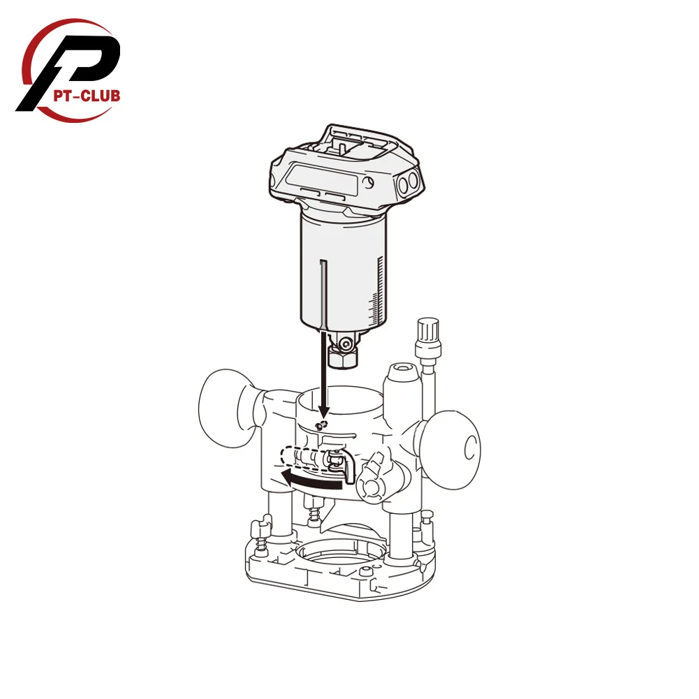 Compact Plunge Router Milling Trimming Machine Base for Electric Trimming Machine Power Tool Accessories 65mm