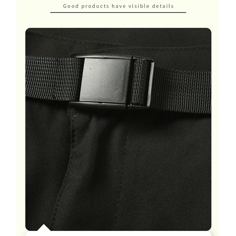 TRVLWEGO Men's Hiking Pants Quick-Dry Water Resistant Lightweight Work Outdoor Pants with Zipper Pockets