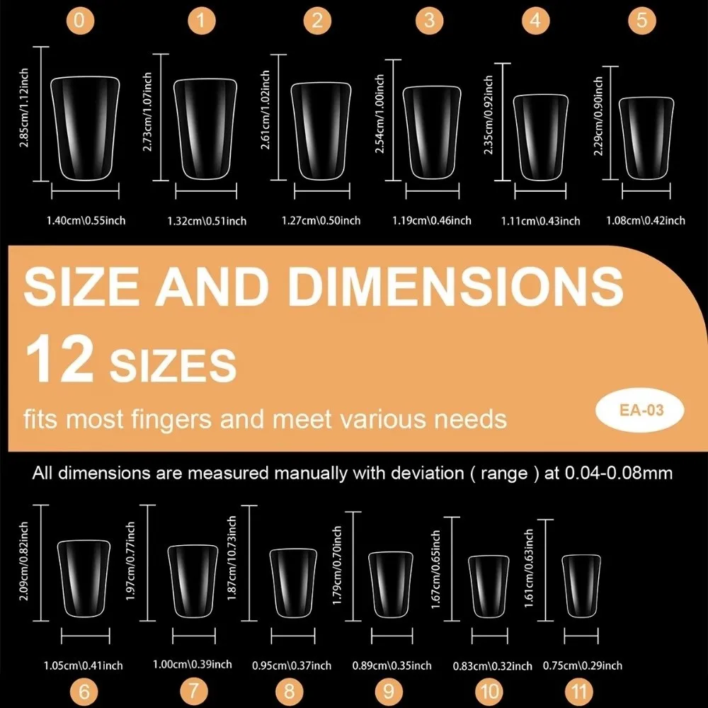 600 pçs transparente claro unhas falsas dicas acrílico meia cobertura completa unhas falsas em forma de bico de pato gel dicas de unhas ferramentas manicure