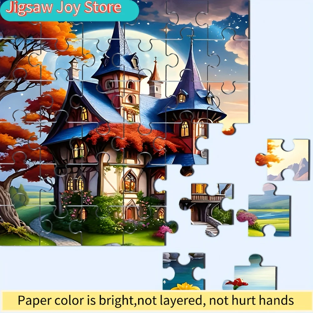 Puzzle per Adulti da 500 Pezzi |   Gioco familiare divertente e di alta qualità, ideale per compleanni, Natale, Halloween e come regalo, L