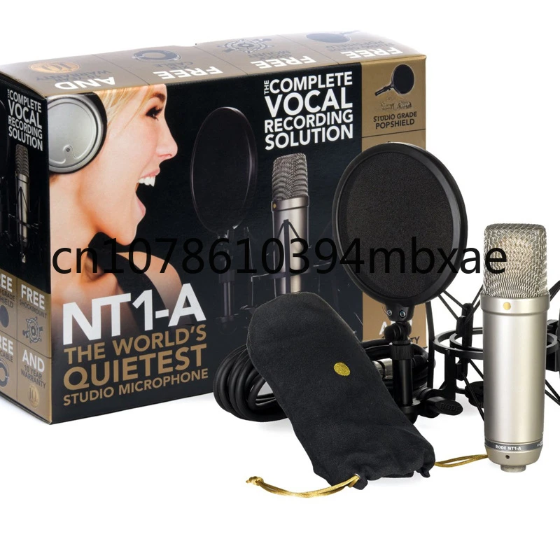 

NT1-A Профессиональный петличный микрофон с большой диафрагмой, конденсатор для домашней записи в реальном времени K-Song Studio