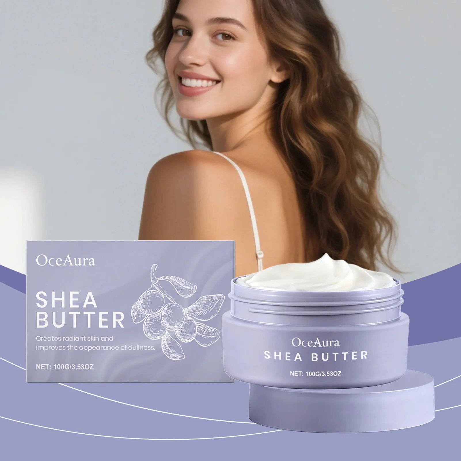 

100 г увлажняющий лосьон с маслом ши, натуральный увлажняющий крем для сухой кожи, ежедневный глубоко питательный крем для ежедневного ухода за кожей, незаменимый