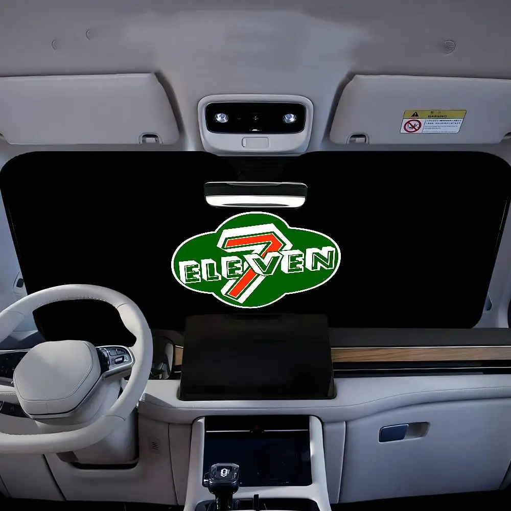 

7-E-ELEVEN Автомобильная солнечная защита с подогревом лобового стекла, солнцезащитный козырек на лобовое стекло автомобиля, солнцезащитный козырек, авто солнцезащитный козырек