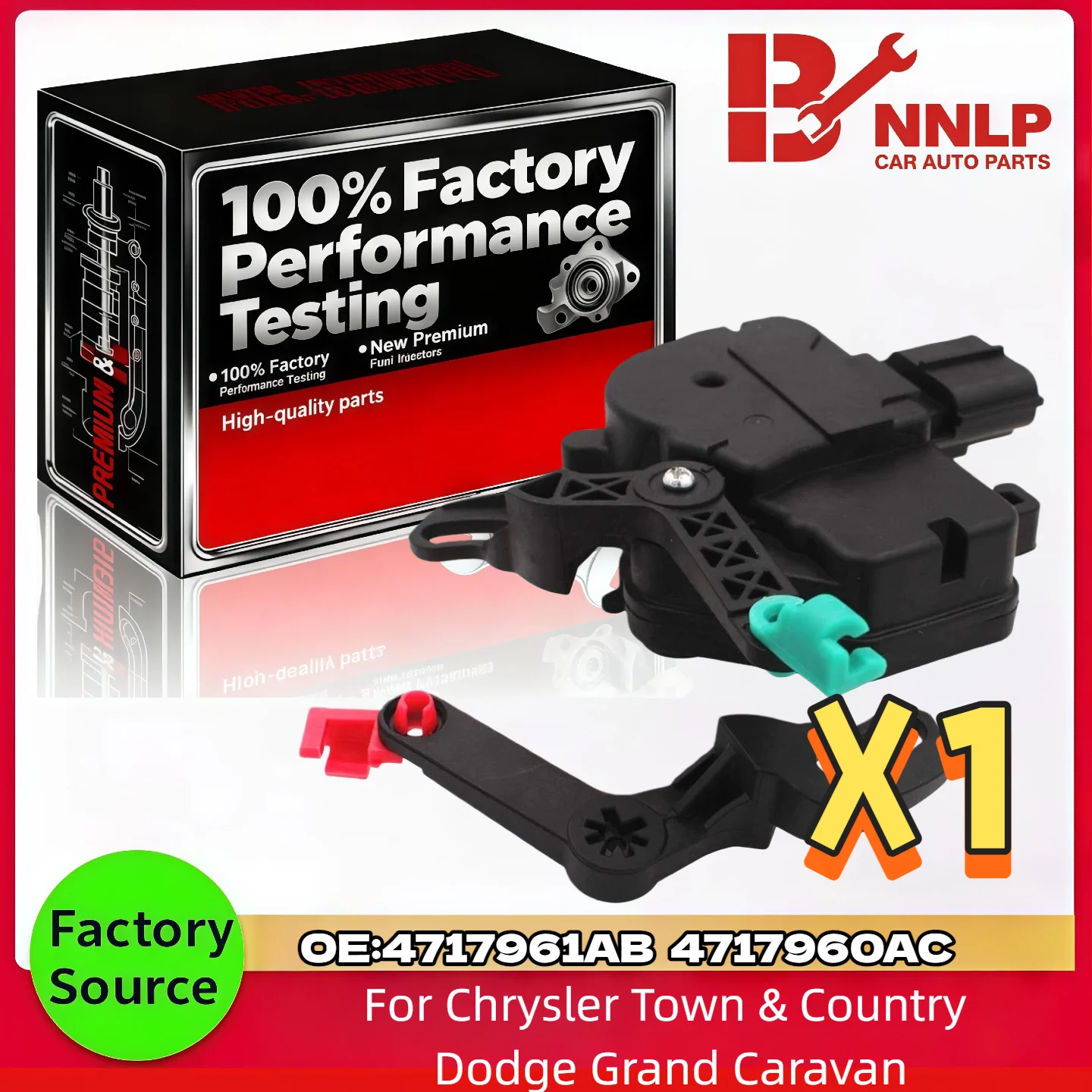Aktuator für hintere Schiebetürverriegelung für Chrysler Town & Country Dodge Grand Caravan 4717961AB 4717960AC