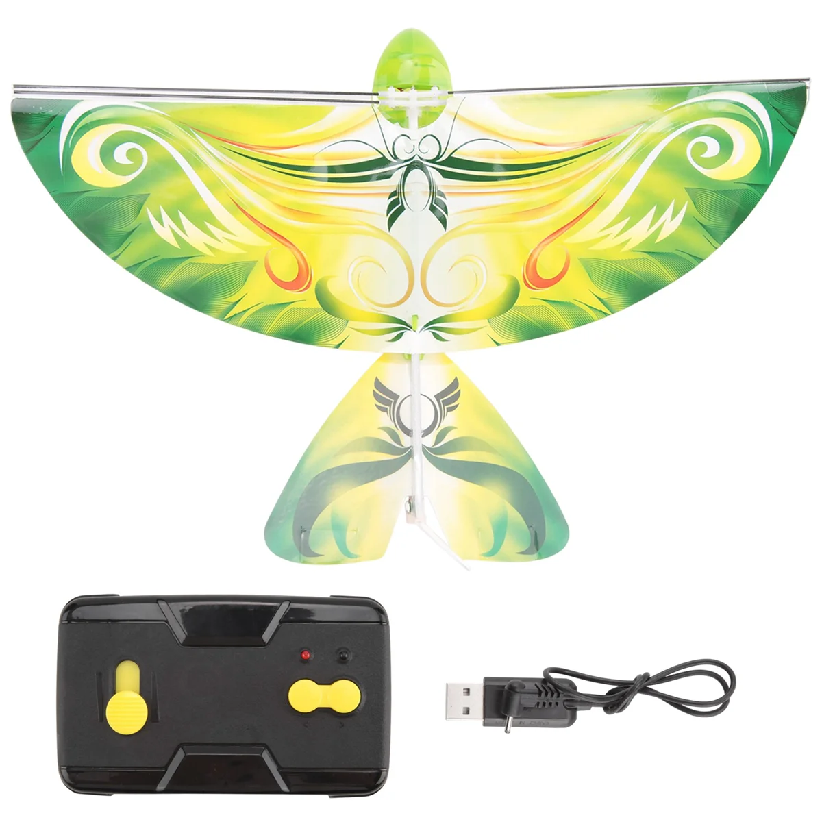 

A72I Remote-Controlled Bird Simulation Flapping-Wing Flight Pigeon Induction Bird Electric Eagle Remote Control Bird Green
