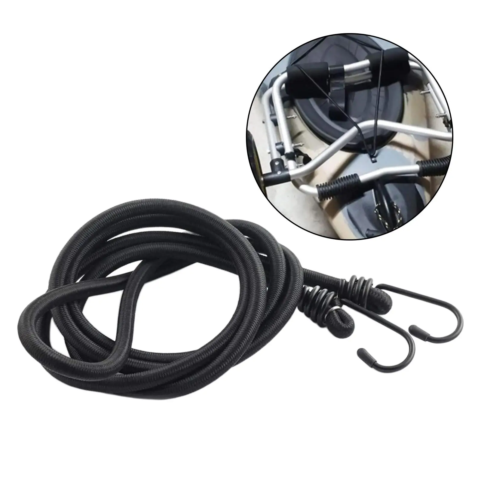 Car Bungee Cords Rope with Hooks Tie Down Trunks Luggage Rack Hand Carts