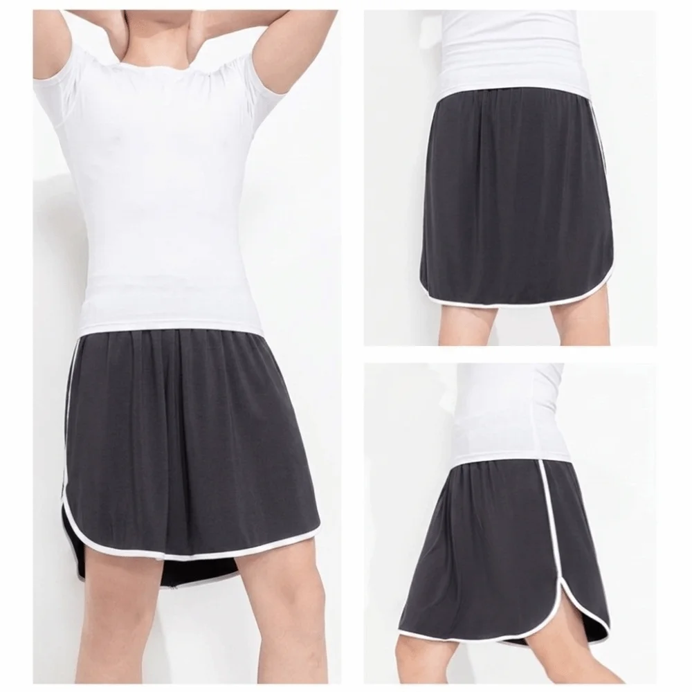 Crotch Less Men's Sleeping Skirt No Underwear Insensitive Half Body Apron Bottomless Underpants Sleep Artifact Cool