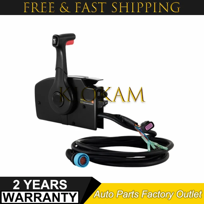 

Outborad Remote Control 881170A14 for Side Mount Quicksilver Mercury with 14PINS 20FT/6M Harness High Quality