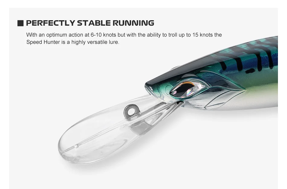 NOEBY 160 mm 54 g Speed Hunter Trolling Minnow Angelköder Schwimmende Oberfläche Künstlicher harter Köder für Big Catch Thunfisch-Angelköder – Detail 7