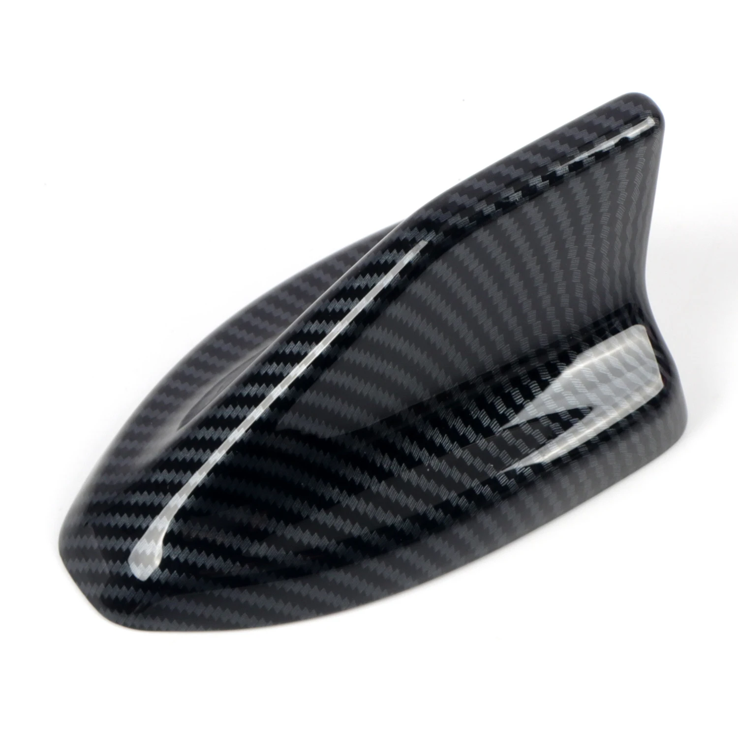 For Ford Mustang Fastback 2024 2025 Carbon Black Exterior Roof Shark Fin Aerial Antenna Decor Cover Trim Car Accessories 1pcs