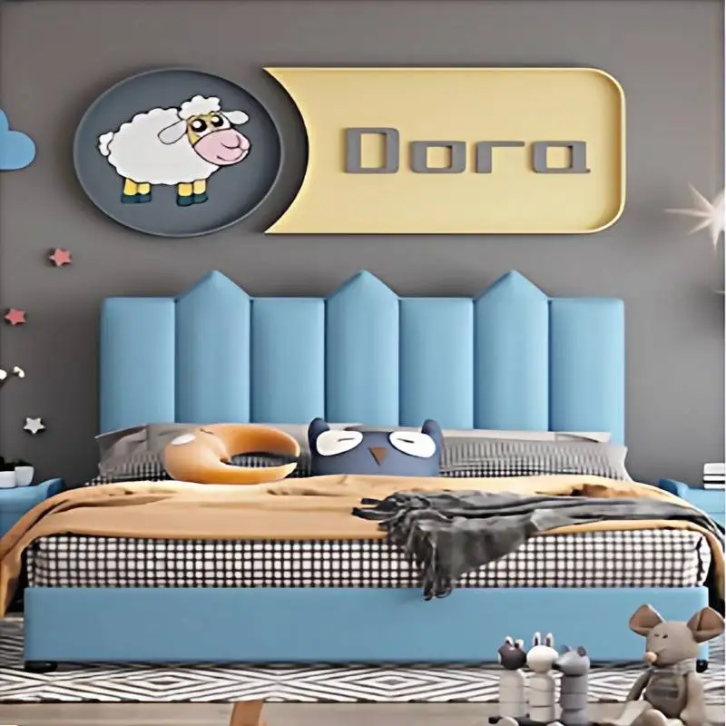 Normaal Wit Kinderbedden Minimalistisch Eenvoudig Luxe Houten Aangepaste Kinderbedden Enkel Ontwerp Modern Lettino Per Bambini Meubilair Thuis