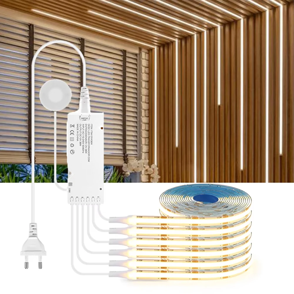 COB Linear Embedded LED Strip Deckengitter Panel Wanddekoration Lichter, LED Tape Selbstklebende Wohnzimmer Umgebungswandleuchte