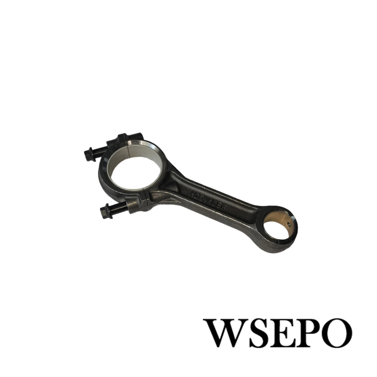 Connecting Rod with Bearing Shell Fits 2V105F 35HP V-Twin Cylinder Air Cooled Diesel Engine