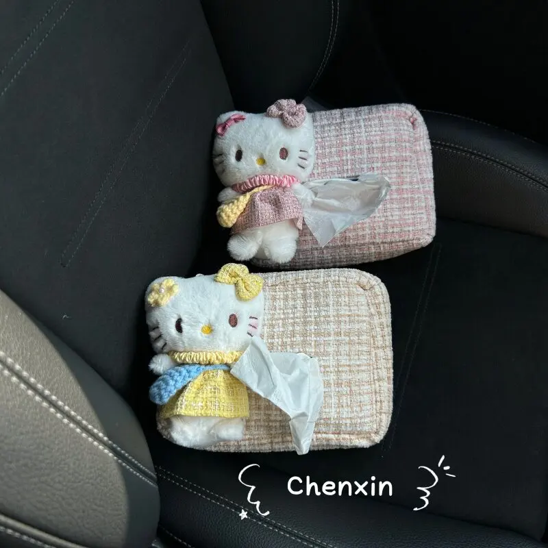 

Car Tissue Box, Sunshade Seat Backrest Suspension Tissue Box, Car Armrest Bag, Tissue Storage Bag, Car Storage And Organization