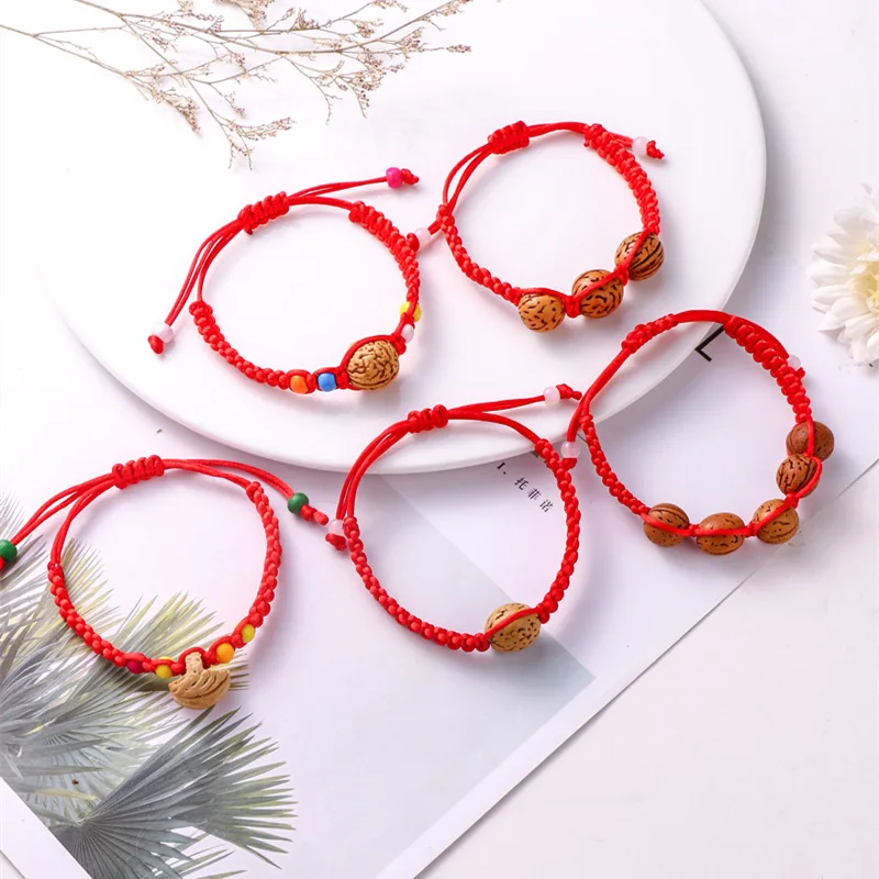 Hand-woven Multicolored Rope Lucky Bracelet for Children's and Friend Gift Accessories