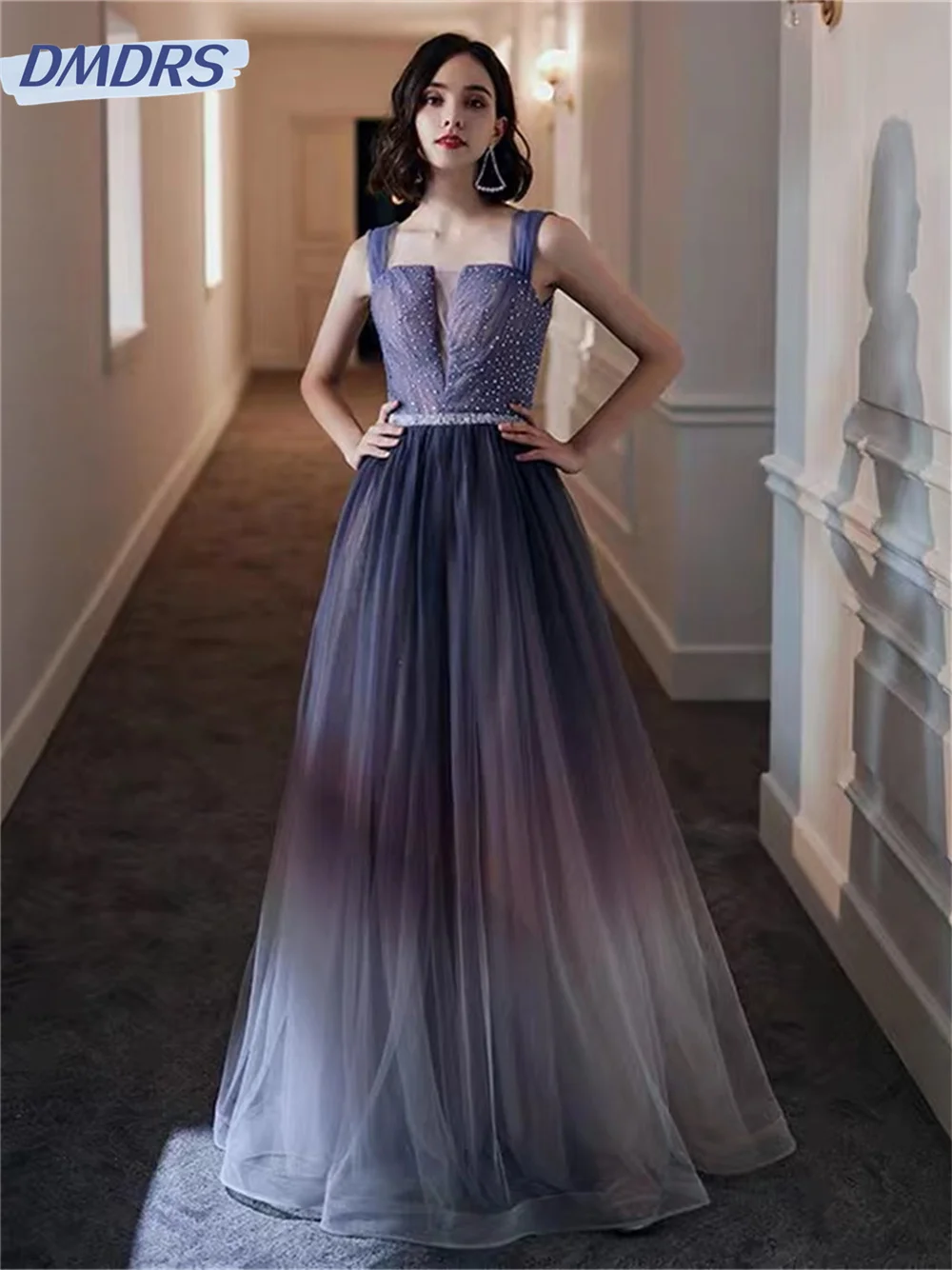 

Luxurious Sequined Prom Dress 2024 Charming Evening Dresses Classic Floor Length Bridal Gown Vestidos De Novia