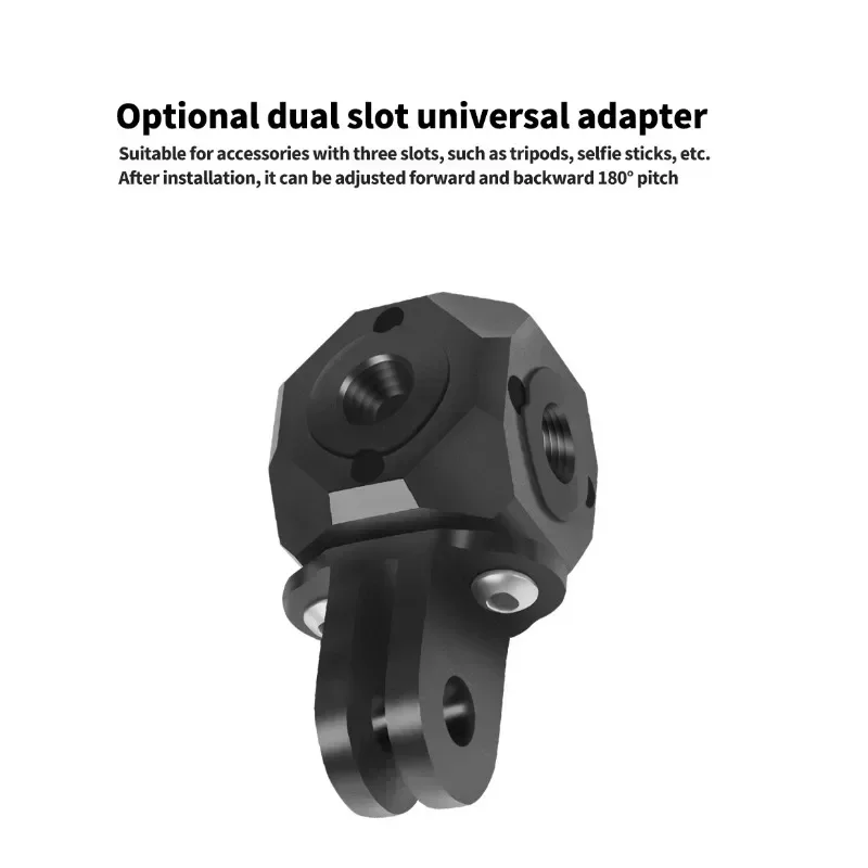 

Versatile Mini Magic Cube Transfer Screw Holes ARRI 1/4" 3/8" Adapter for GoPro DSLR Camera Vlog Kit Flash Lights Tripod Bracket