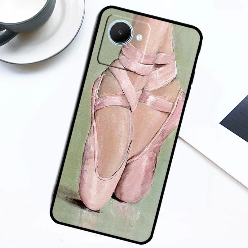 Ballerina Dance Case For Realme 11 Pro Plus 10 9 8 C11 C15 C25s C21Y C30 C31 C33 C35 C53 C55 GT Neo 5 3T 2T