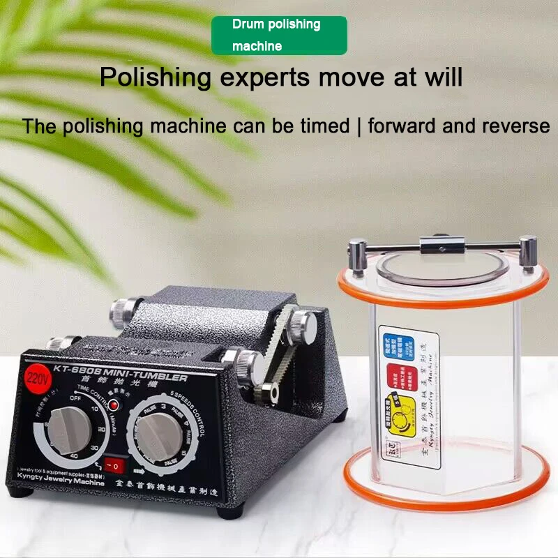 

Jewelry Polisher Drum Polishing Machine Jewelry Rotary Tumbler Tumbling Mini-Tumbler Rotary Tumbler