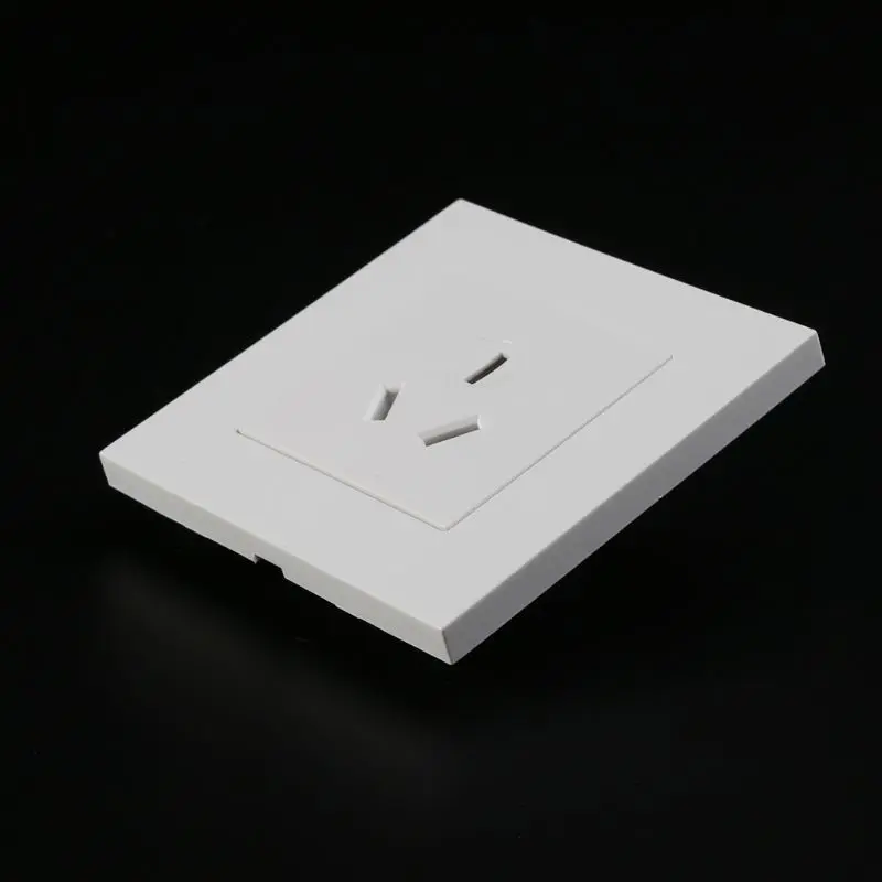 Wall Socket 86 Type 16A Power Outlet With 3 Holes White PC Panel For Air Conditi Dropship