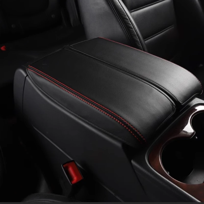 

For Volkswagen Touareg armrest cover Central armrest cover protective leather cover 11-18 Touareg modified special