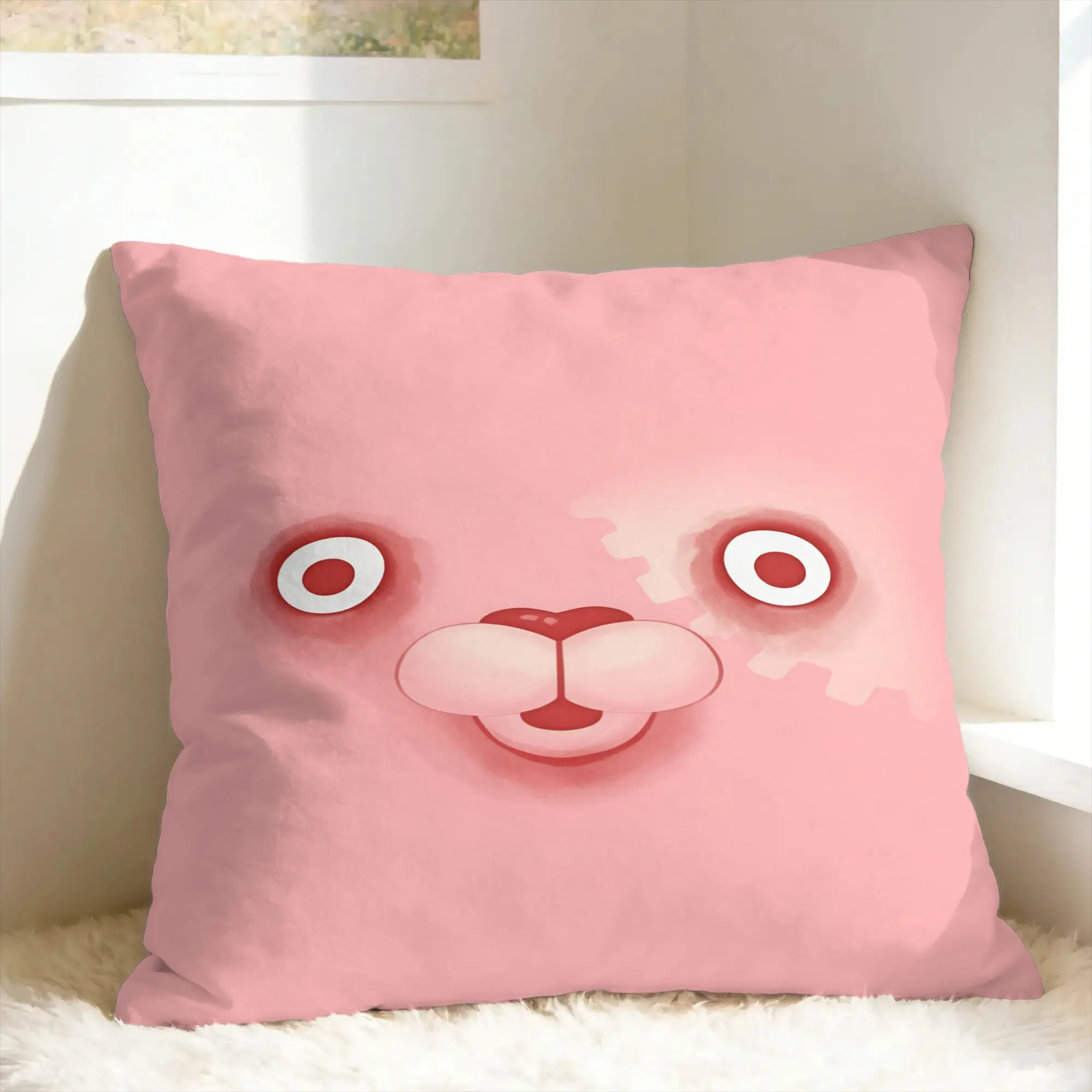 U-Usavich rabbit Pillow Cover  Morden Pillow Case For Living Room Bed Chair Custom Cushion Cover Gift