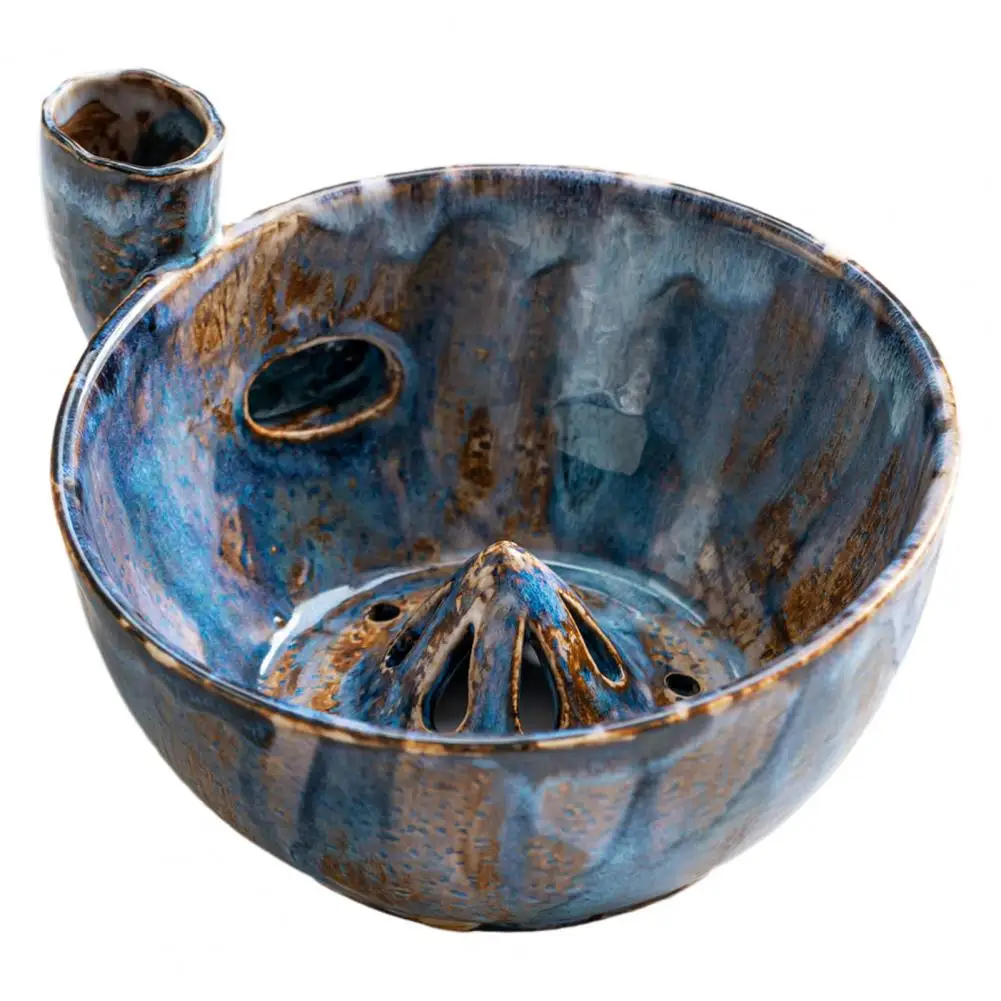 ceramic-berry-washing-bowl-with-drainage-holes-multifunctional-fruit-colander-basin-swirl-design-vegetable-rinsing-bowl