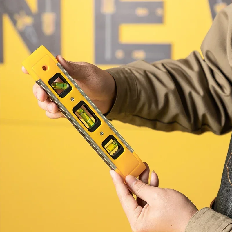 Deli Tools 1 Pcs 3 Blisters Mini Torpedo Level Measuring Instruments  Multifunctional Plasterer Portable Hand Measuring Tools
