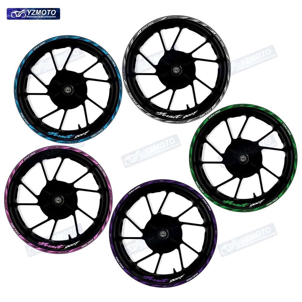 

Для Honda HORNET 900F мотоцикла 17-дюймовый гоночный передний и задний логотип наклейка на ступицу колеса водостойкая светоотражающая наклейка на обод