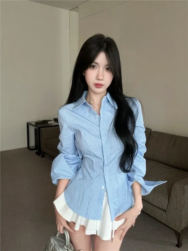 

Женская блузка Pure Desire с открытыми плечами и воротником-стойкой, на одной пуговице, облегающая, новинка ранней осени, дизайн Nicole Rose