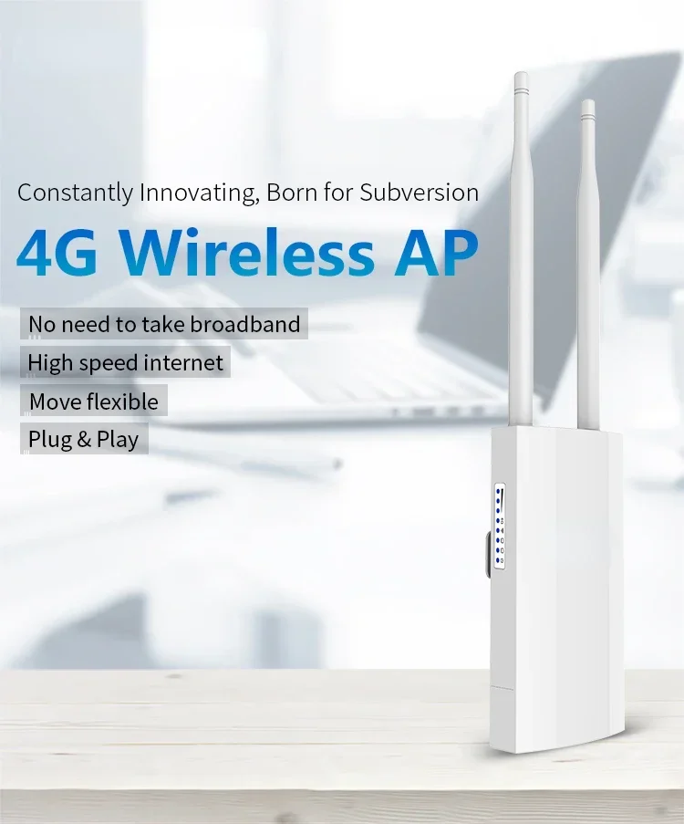 Vendite calde Nuovo prodotto CF-E5 Scheda SIM 4G esterna Wifi 4G Lte 300Mbps Router/punto di accesso