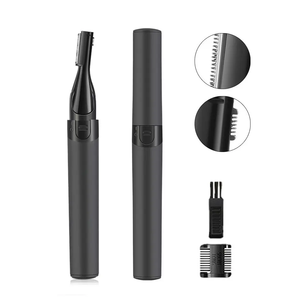 Women Beauty Hair Shaving Machine Battery Operated Mini Epilator Facial beard grooming Electric Eyebrow Trimmer Hair Remover