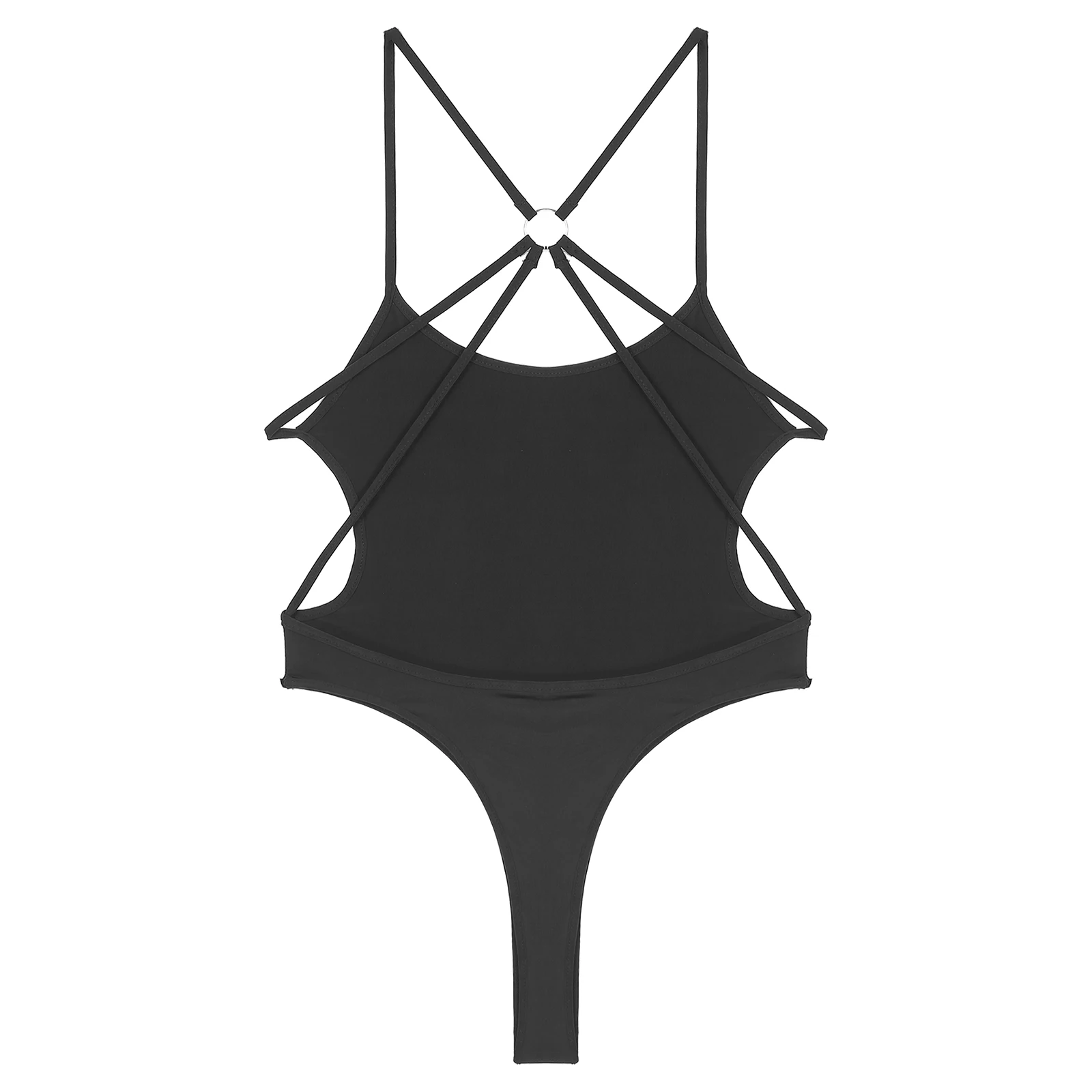 Costume da bagno intero da donna Monokini Swimwear Strappy Backless Crotchless body Beach Wear costumi da bagno Femme Sexy Lingerie