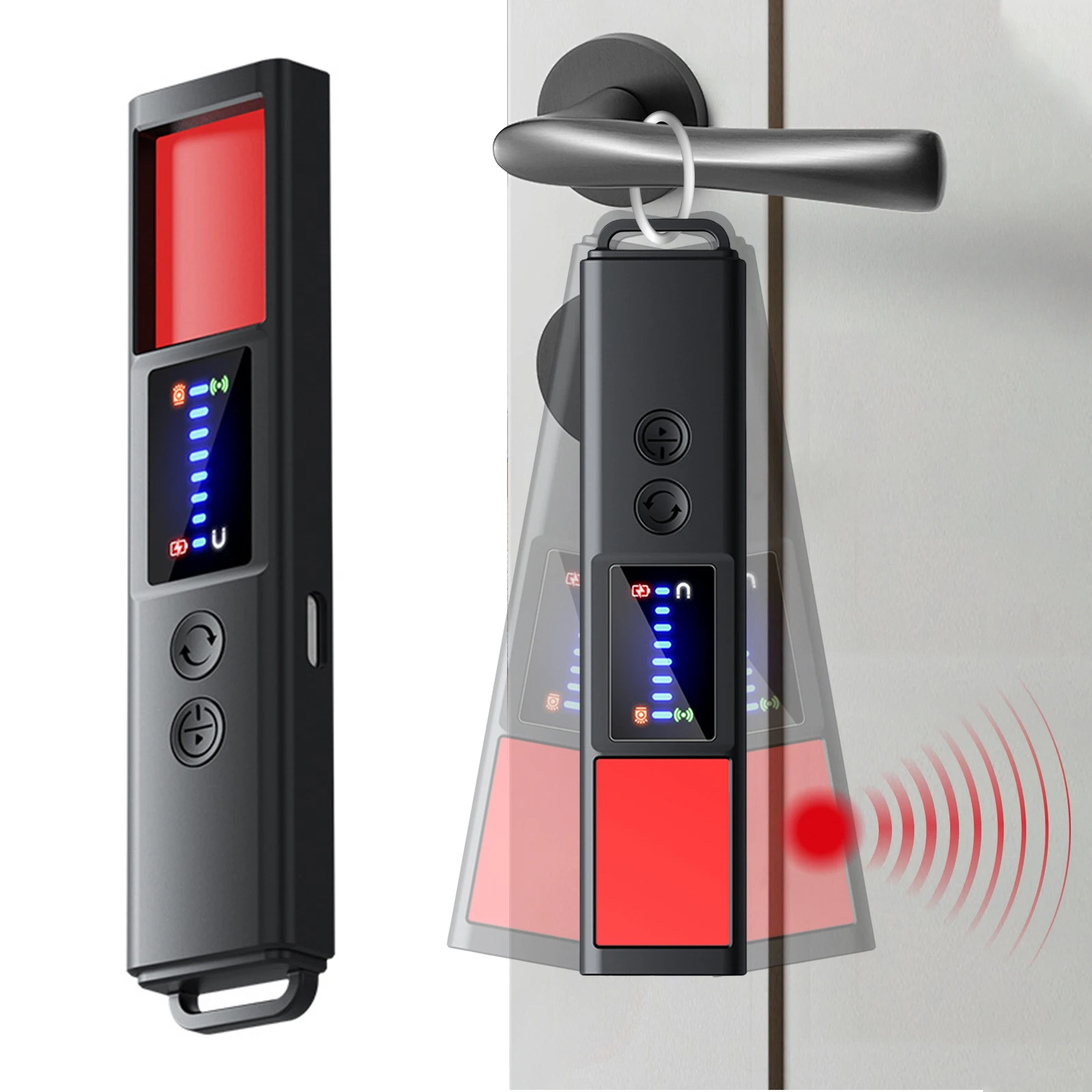 Signal Detector 5 Sensitivity Levels Anti-Peeping Camera Camera Detector for GPS Locator Eavesdropping & Recording Device