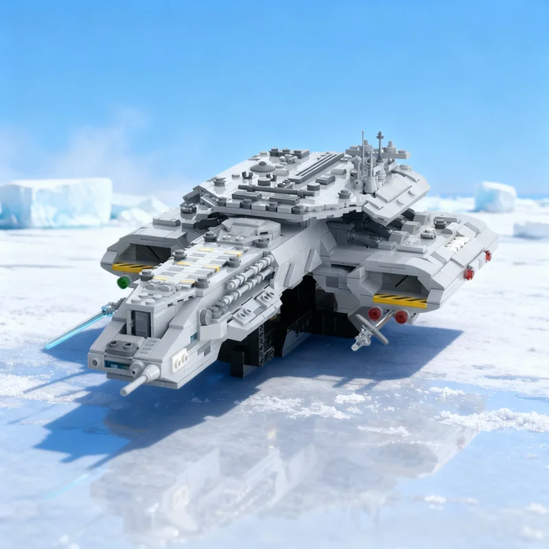 

Набор строительных блоков MOC Space BC Odyssey, 1764 детали, архитектурная модель, рождественский подарок, креативный конструктор, развивающая игрушка для самостоятельной сборки