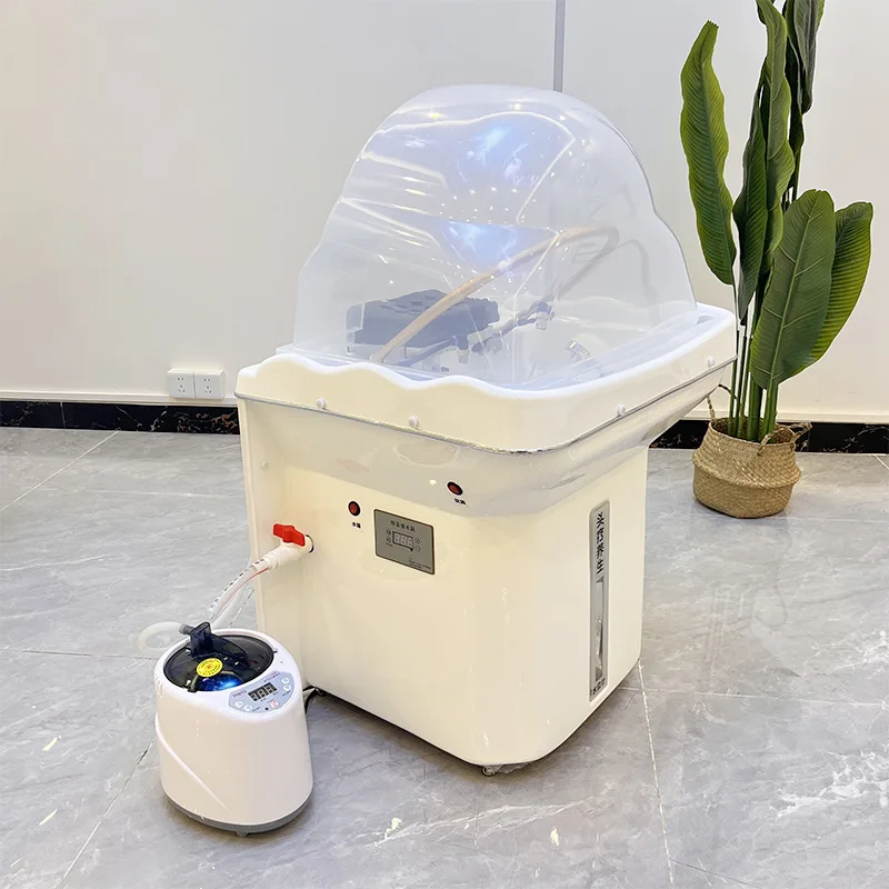 LH removable hair treatment beauty salon shampoo basin constant temperature water circulation fumigation shampoo basin